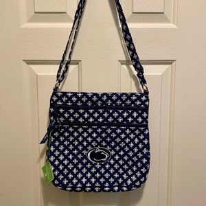 Vera Bradley- Penn State  Triple Zip Hipster Purse